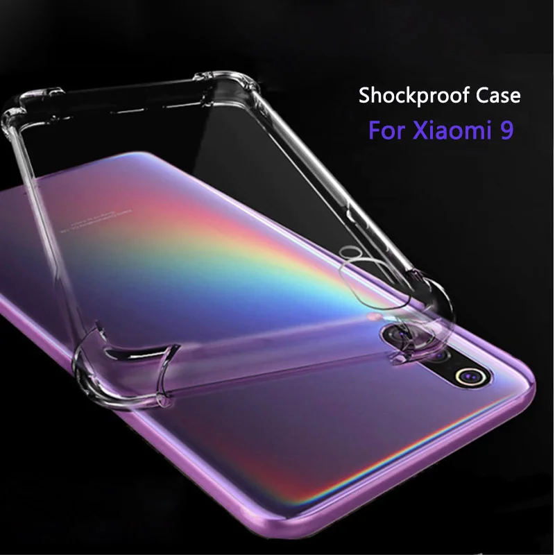 

For Xiaomi Mi 9 SE Slim Crystal Clear Mi 8 SE Soft Shockproof Cover For Xiaomi Redmi Note 7 Transparent Silicone Case