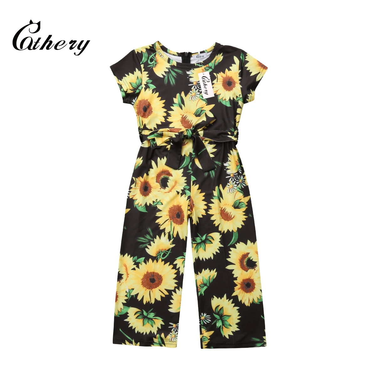 

Cathery Fashion Sunflower Kids Baby Girls Romper Jumpsuit Sunsuit Outfits Clothes 1-6T