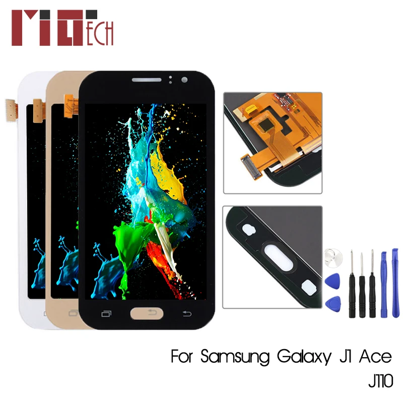 

For Samsung Galaxy J1 Ace J110 J110F J110H J110M J110L J110FM LCD Display Touch Screen Digitizer Assembly Adjustable Brightness
