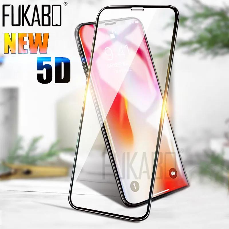 

5D Curved Full Cover Edge Tempered Glass For iPhone X 7 8 6 Plus Screen Protector For iPhone 6 6s 7 Plus Protection Glass Film