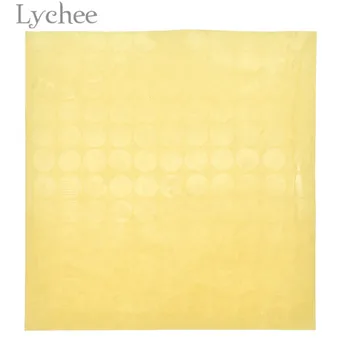 

Lychee Life English Notes FlPVC Round Clear Sticker Transparent Waterproof Sealing Stickers DIY Adhesive Labels Decoration