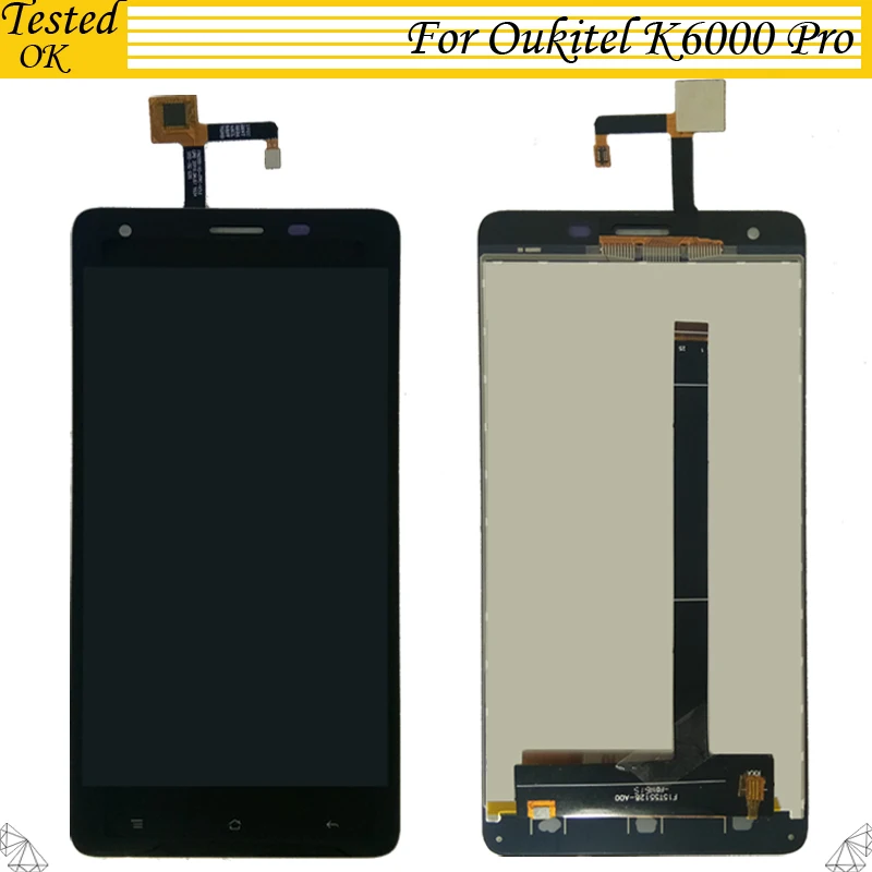 

5.5" 1920x1080 For Oukitel K6000 Pro LCD Display +Touch Screen Digitizer 100% Tested Working Assembly lcds Black White Gold