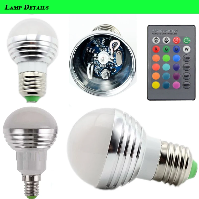 Lâmpadas Led e Tubos + ir controle remoto 16 País de Origem : Guang Dong