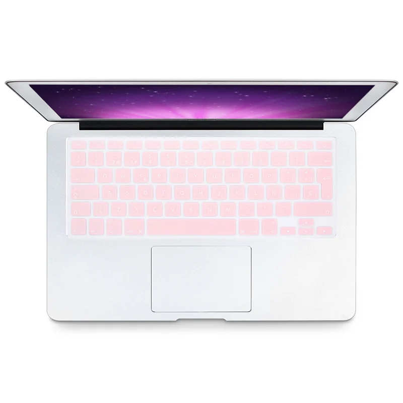 

Spanish Silicone Keyboard Cover Stickers Protector Skin For Macbook Air Pro Retina 13" 15" 17" European Version
