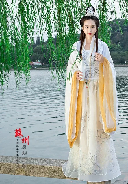 3 Designs New TV Play Legend of Sea Goddess Mazu Guan Yin Costume Drama