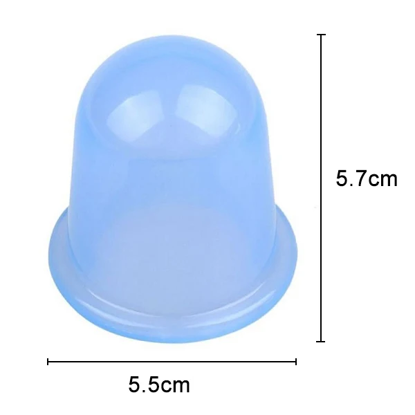 Vacuum Silicone Cupping Body Massager Anti Cellulite Vacuum Cans Silicone Suction Cupping Cups Back Neck Body Massage Helper