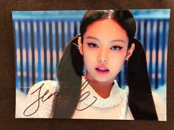 

hand signed BLACKPINK Jennie autographed KILL THIS LOVE photo 5*7 K-POP 4Y6