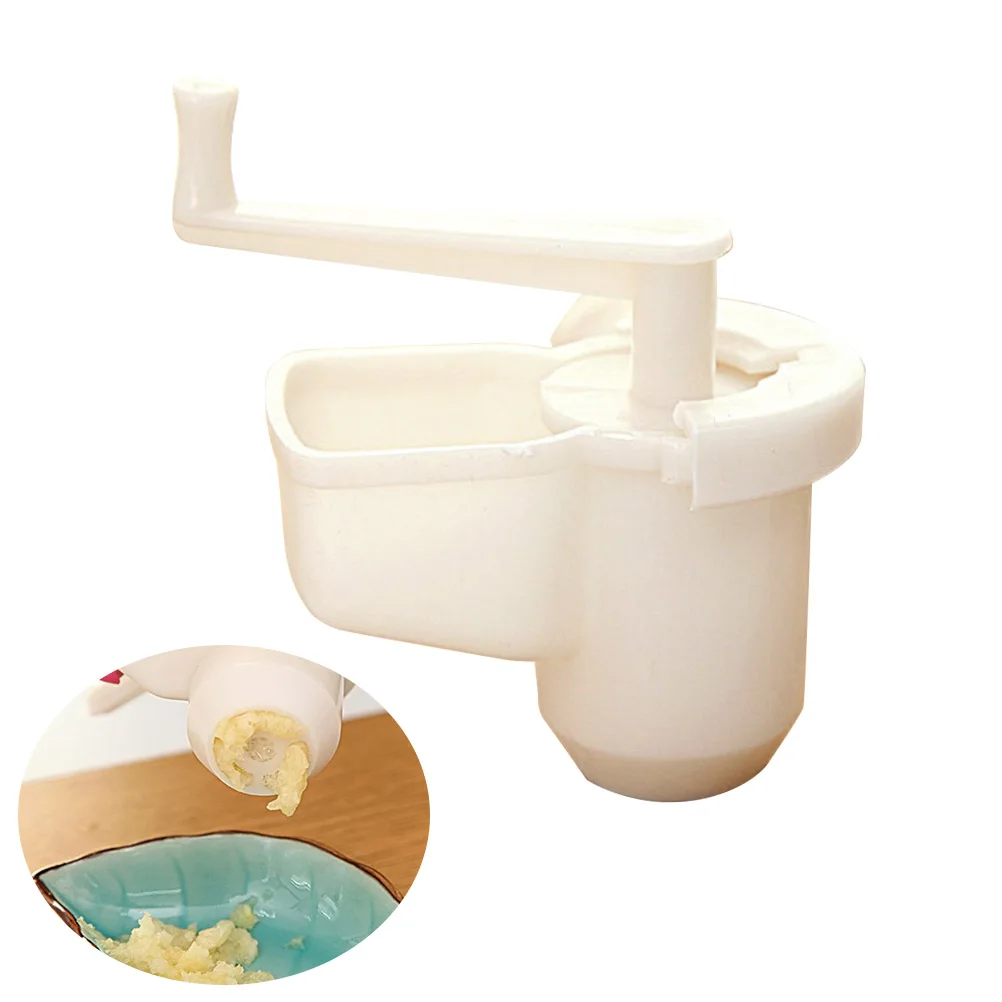 

1 PC Plastic Press Garlic Ginger Shredder Cutter Hand Operated Garlic Mixer Machine Cooking Tools For Home Kicthen Use