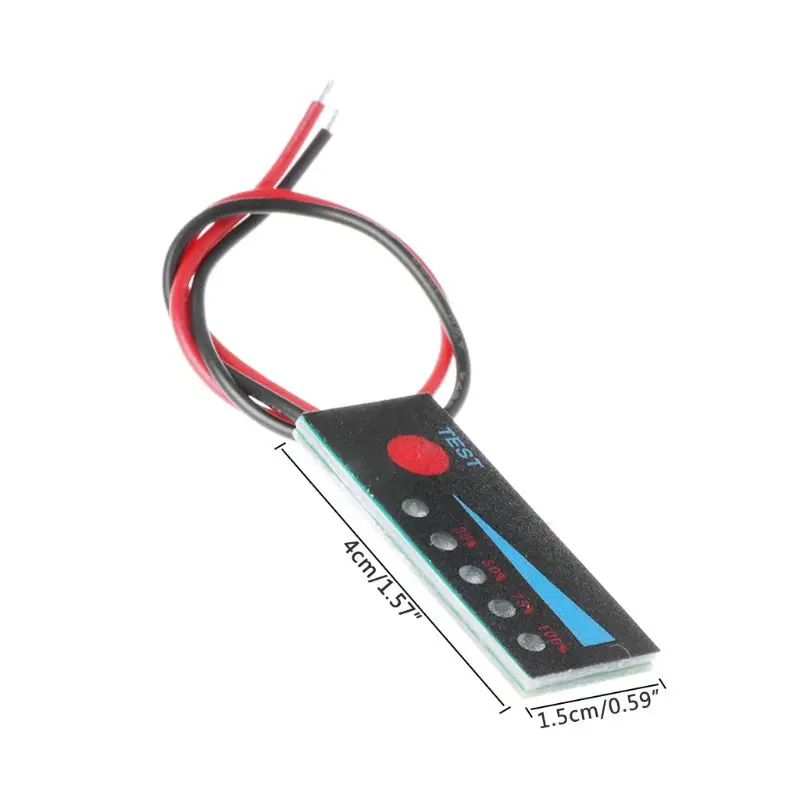 

3.7V Lithium Battery Power Level Indicator Module For Led Voltage Display Meter