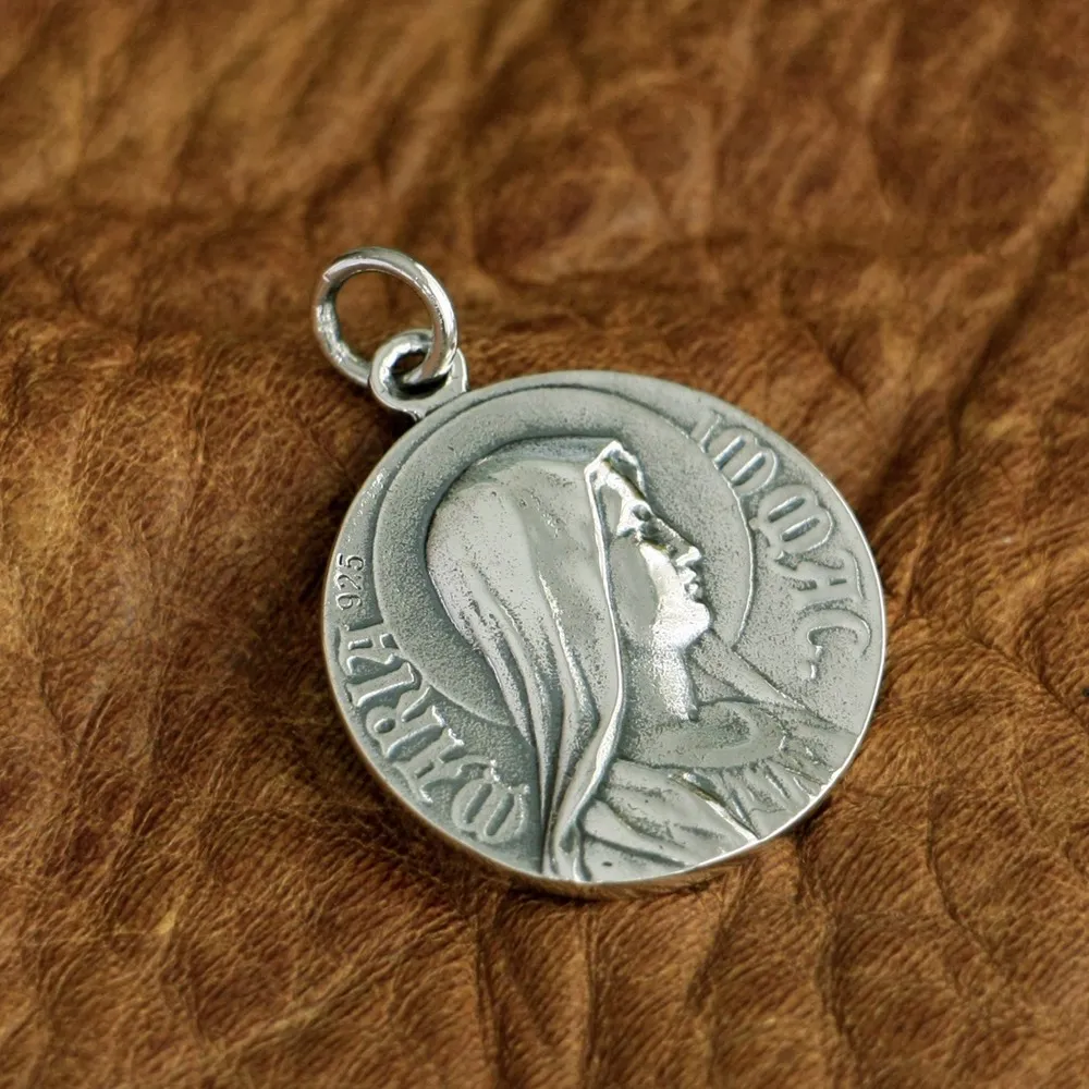Personnalisez Unisexe Religieux Photo Médaille Pendentif