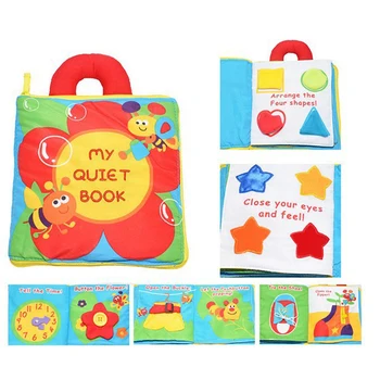 

Early Education Book Baby Hand-held Three-dimensional Cloth Book Cute Infant Baby Learning Educational Kids Cloth Books
