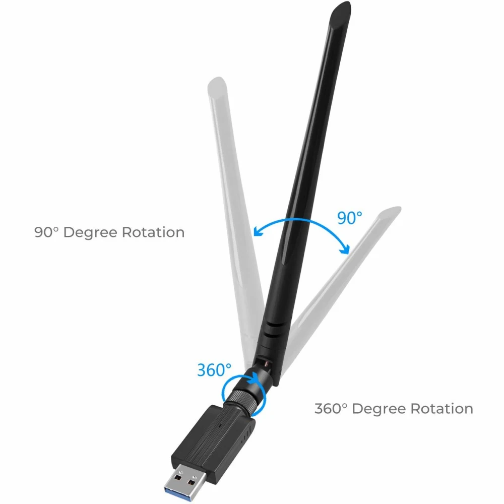 Двухдиапазонный 2 4G/5G 802.11AC USB 3 0 WiFi адаптер 1200 Мбит/с беспроводная сетевая карта