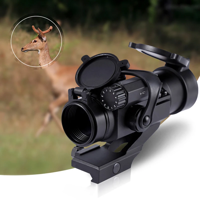 

red dot Riflescopes 32mm M2 Sighting Telescope Laser Gun Sight with Reflex Red Green Dot Scope for Picatinny Rail Hunting Tools
