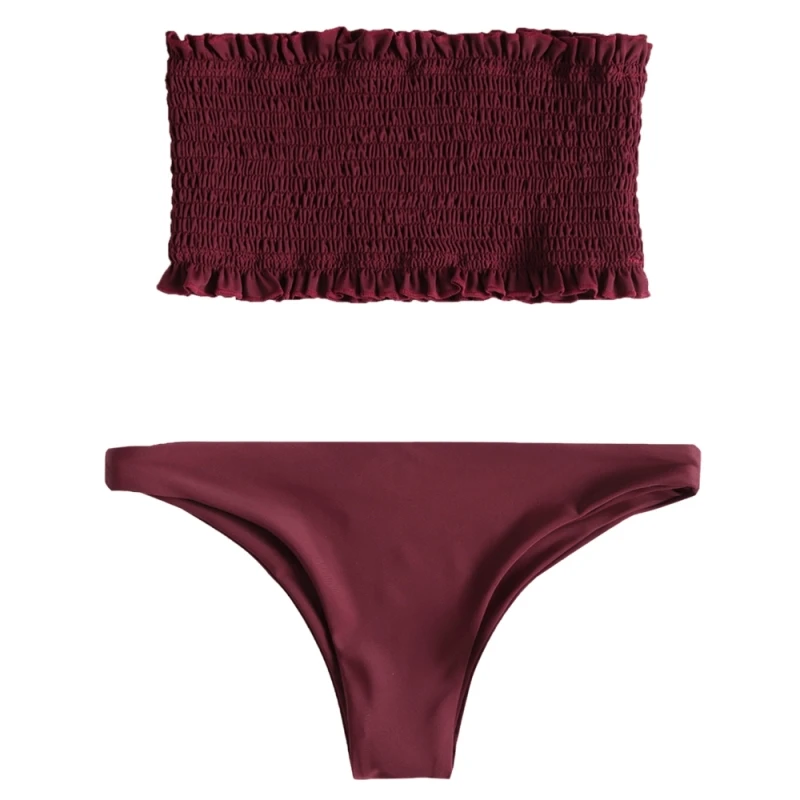 girls strapless bikini