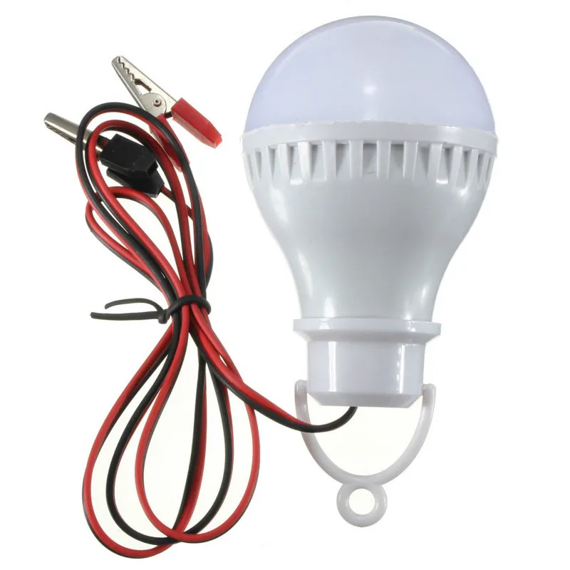 

E27 2.5W 5730 Pure White LED Bulbs Solar Lamp Home Camping Light 12V