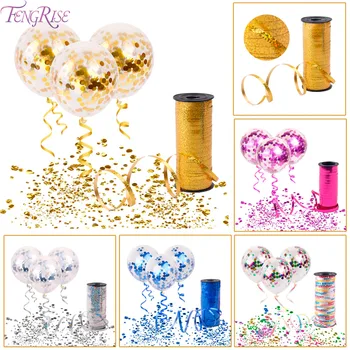 FENGRISE Gold Confetti Balloon Wedding Ballons Birthday Balloons Party Baloons Decor Ballons Decoration Birthday Anniversary