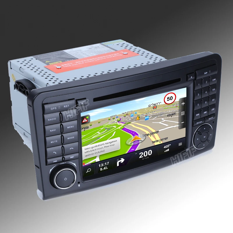 Sale HIFIF 7" Quad Core 2GB RAM Android 7.11 Car DVD Radio For Mercedes/Benz ML GL Class W164 ML300 ML350 ML450 ML500 2005-2012 Navi 1