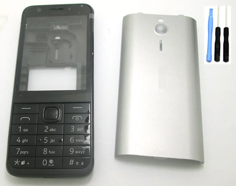 

New Full Body Housing Cover and Keypad FOR Nokia 230 230ds RM-1172 RM-1126 HOUSING BODY KEYBOARD With Screwdriver Open Tools