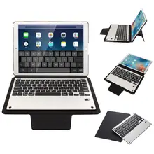 Business Tablet Stand Cover Detachable Aluminium Alloy Ultra-silm Bluetooth Keyboard with PU Leather Case For iPad Pro 12.9inch