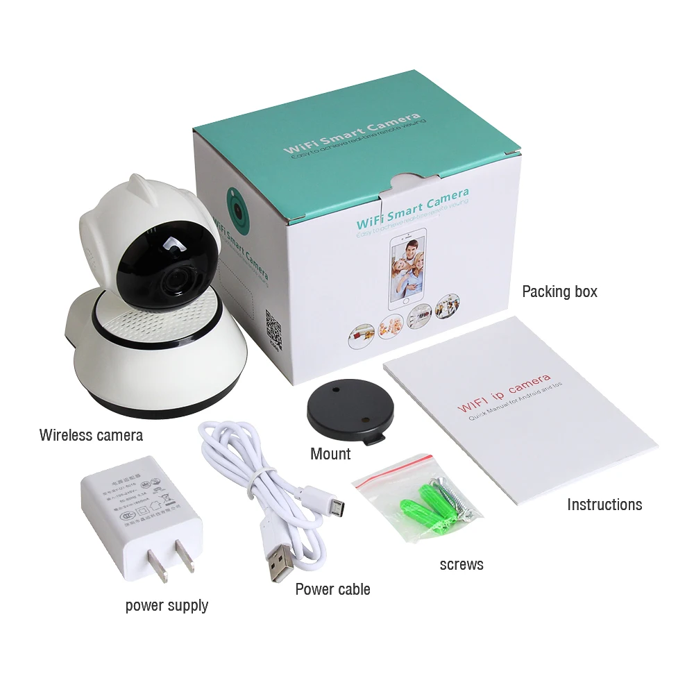 Беспроводная IP камера ZGWANG 720P HD Wi Fi видеонаблюдения наблюдения с ночным видением
