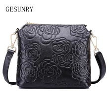 2016 neue Echtem Leder umhängetasche Frauen messenger bags kupplung rindsleder Mädchen Casual bag Marke Mode Handtaschen
