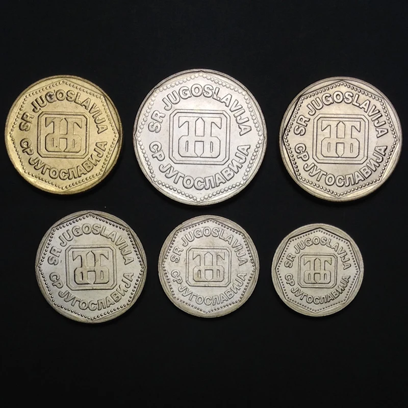 6 шт. монета из СРЮ 100% оригинальная 1993 год не распространяется|coin|coin coinscoins original |