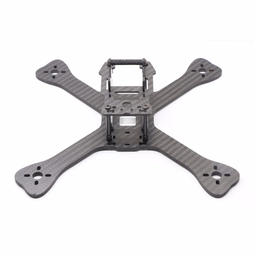 RC Racing Plane 3K Carbon Fiber Fishtail 210mm Frame Kit Super Light Mini Indoor FPV Racer DIY 4-axis Aircraft Accessories