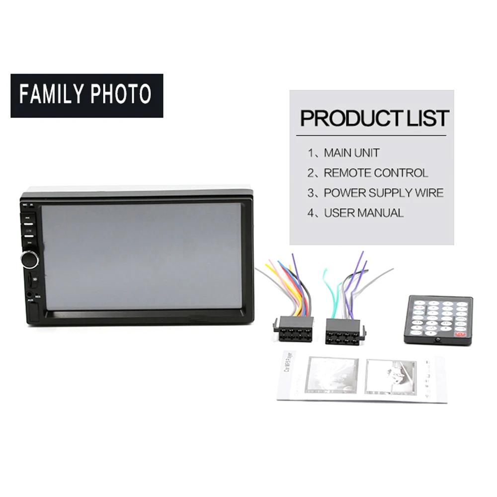 Camecho 2Din Автомагнитола Bluetooth 2din автомобильный мультимедийный плеер 7 &quotHD