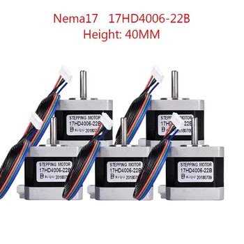 

4/5PCS 3D Printer Motor 4-lead Nema17 Stepper Motor 42 Motor Nema 17 Motor 40MM 1.3A (17HD4006-22B) 42BYGH For CNC XYZ Reprap