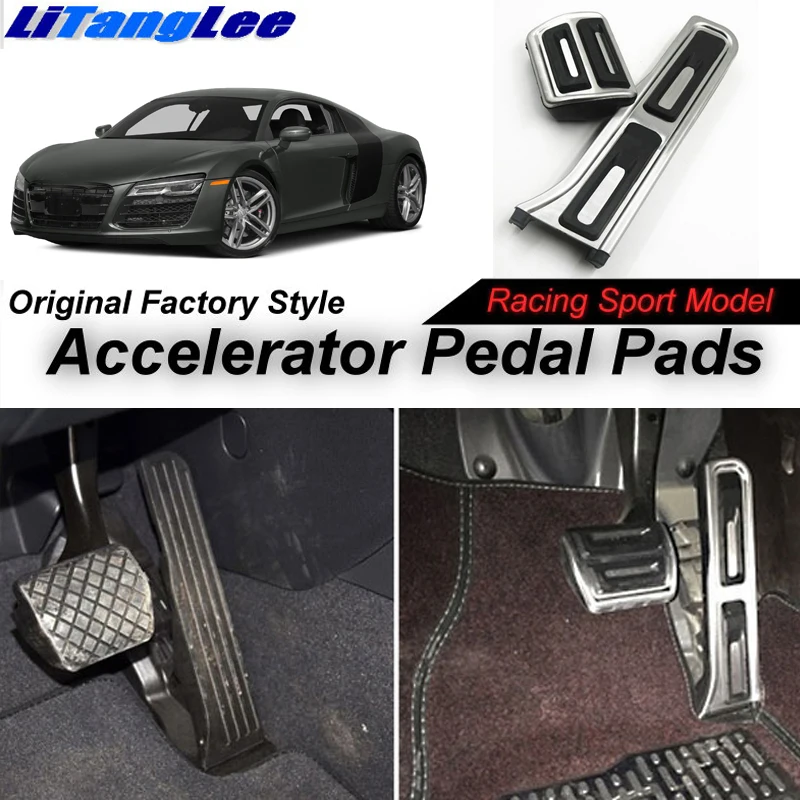 LitangLee Car Accelerator Pedal Pad Cover Sport Racing Design Foot