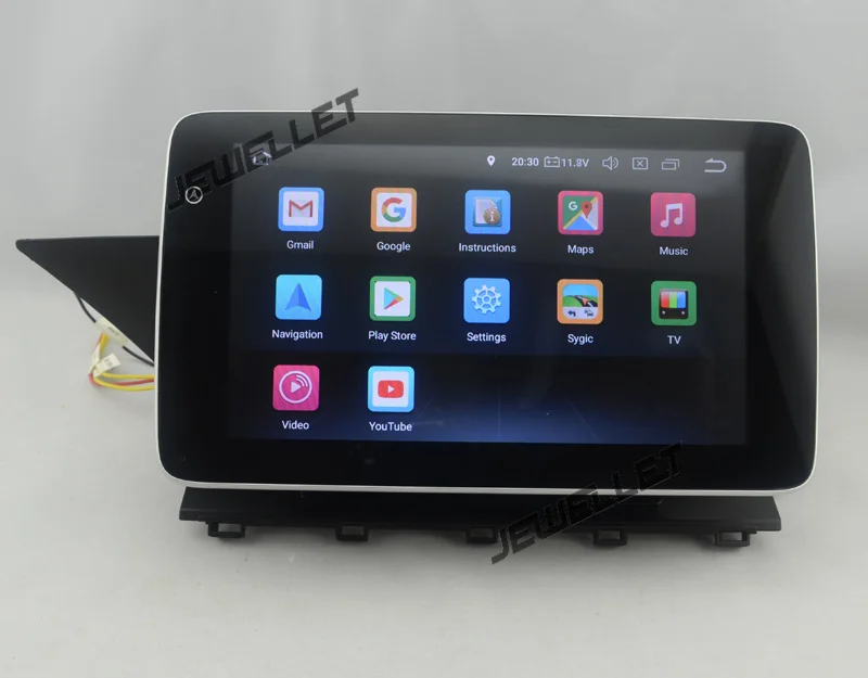 9 &quotВосьмиядерный IPS экран Android 10 автомобильный DVD GPS Радио Навигация для Benz GLK Class