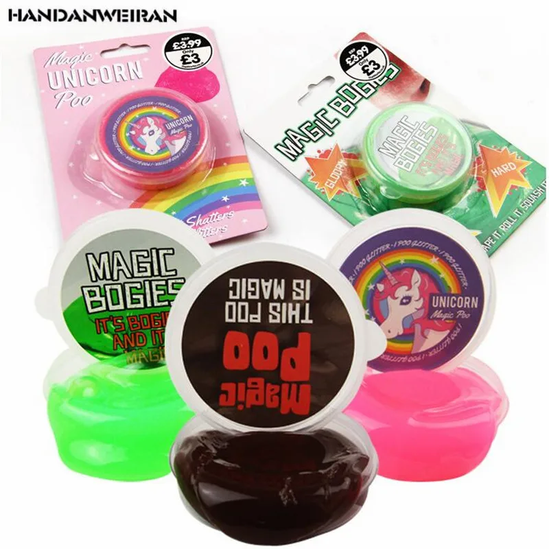 

New 1pcs crystal clay Clear crystal color clay Strange new toys Environmental non-toxic Children DIY handmade educational toys