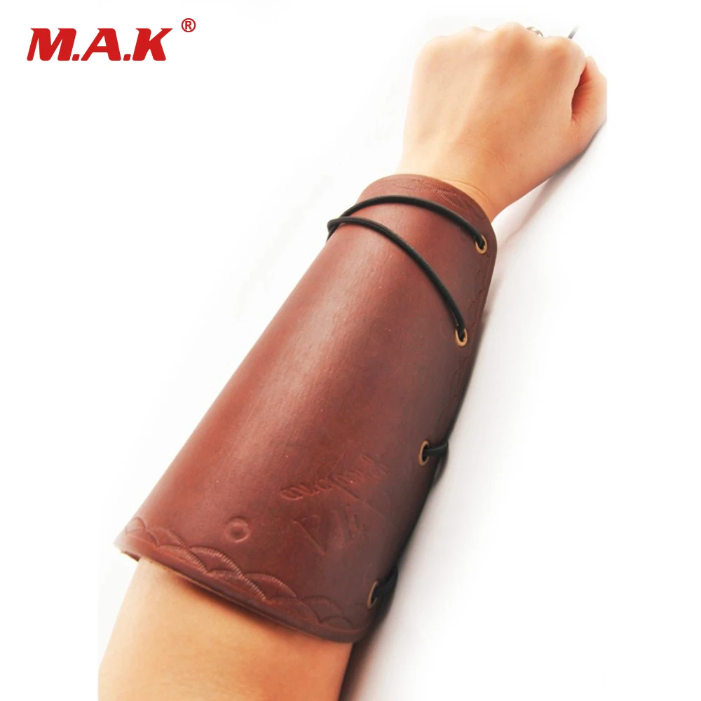 

1 pcs Traditional Cow Leather Arm Protector Guard Pull Bow Protect Arm for Shooting Barcer Hunting Archery Accessory