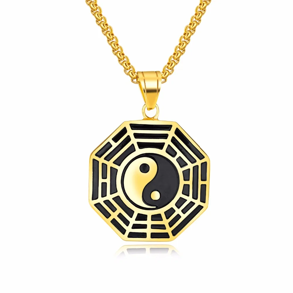 Aliexpress.com : Buy Chinese Mystical Yin Yang Pendant Necklace ...