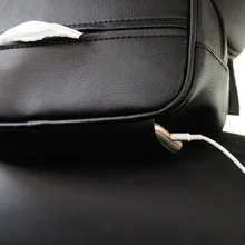 Автомобильный солнцезащитный козырек искусственная кожа салфетка бумажная коробка для салфеток держатель сумка для хранения