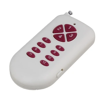 

433MHz 12CH Garage Door Remote Control Transmitter 12 Red Buttons