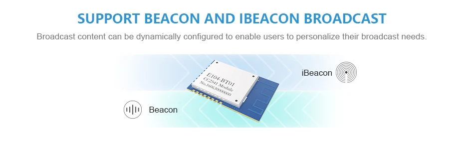 E104-BT01 Ble 4,0 Беспроводной трансивер Bluetooth CC2541 2,4 ГГц 1 МВт pcb-антенна IoT uhf 2,4 г SMD приемник передатчик ВЧ-модуль