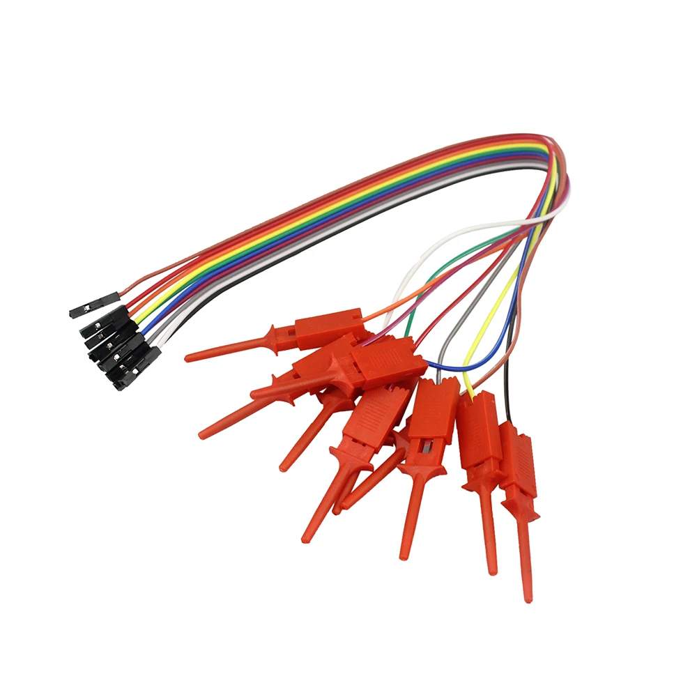 

Quality Test of The Quality Test Hook Clip Logic Analyzer Test Folder for USB 24M 8CH 10Pcs/lot