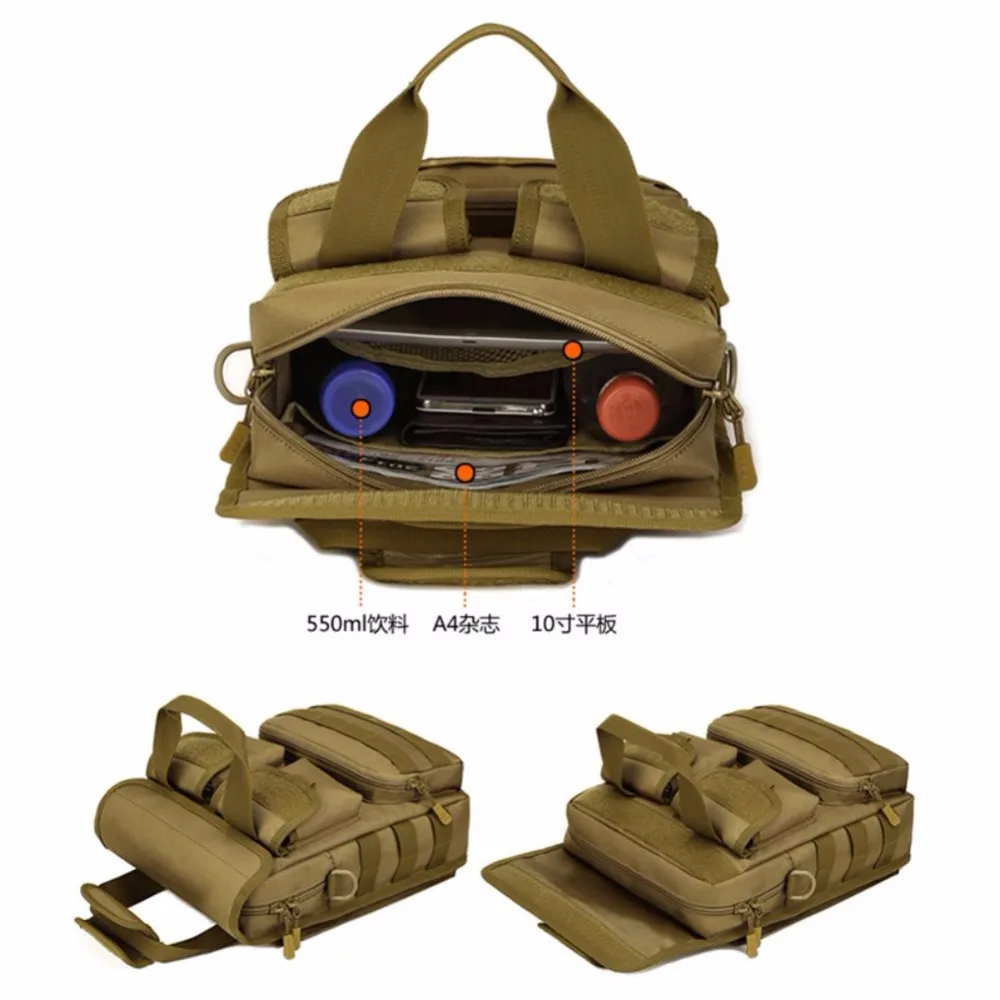 Открытый военный тактический нейлон плечо сумка сумки портфель для 1" ноутбука/Nikon/iPad/sony/Olympus