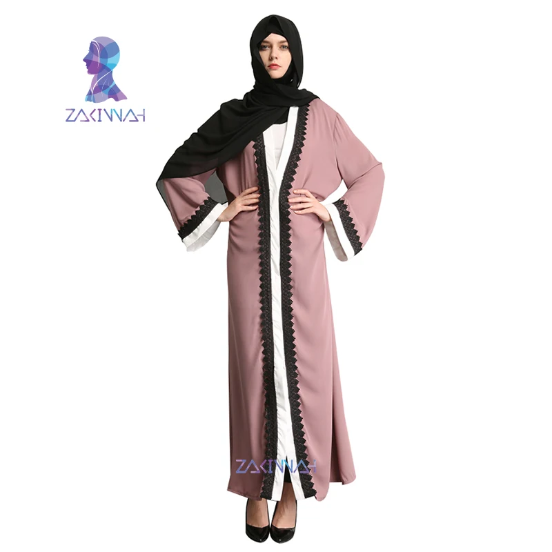 Zakiyyah мусульманский женский модный кружевной халат для взрослых emboridery хлопковый