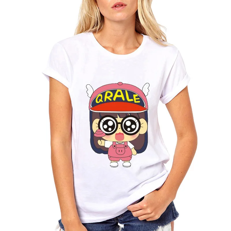 Новая брендовая Эстетическая футболка Женская harajuku Dragon Ball футболка Arale camiseta mujer футболка белая футболка женская