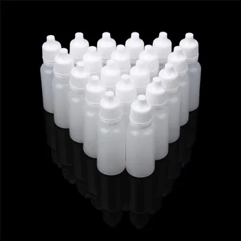 

Eye drops drip bottling 25/50/100PCS 15ml Empty Plastic Squeezable Dropper Bottles Eye Liquid Dropper P#C45 dropship