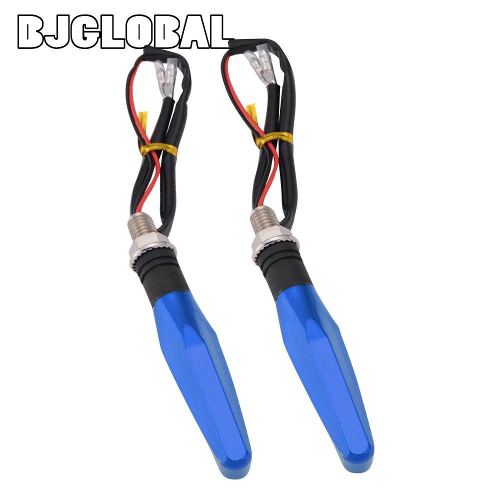 BJGLOBAL 12V Универсальный течет мотоцикл велосипед светодиодный индикатор сигнала