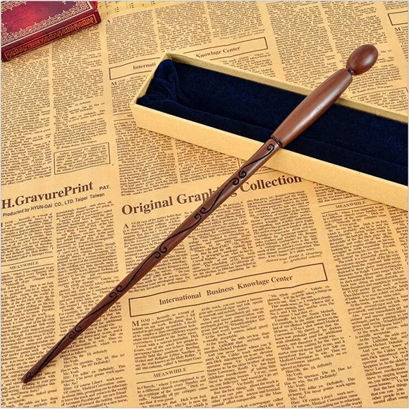 Металлический сердечник Гермионы Грейнджер Волшебная игрушечная волшебная палочка качественная Подарочная коробка Упаковка для Харриса Косплей - Цвет: Death Eater