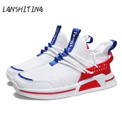 2019 г. Новая мужская повседневная обувь легкая мужская обувь на шнуровке удобные дышащие прогулочные теннисные кроссовки Feminino Zapatos
