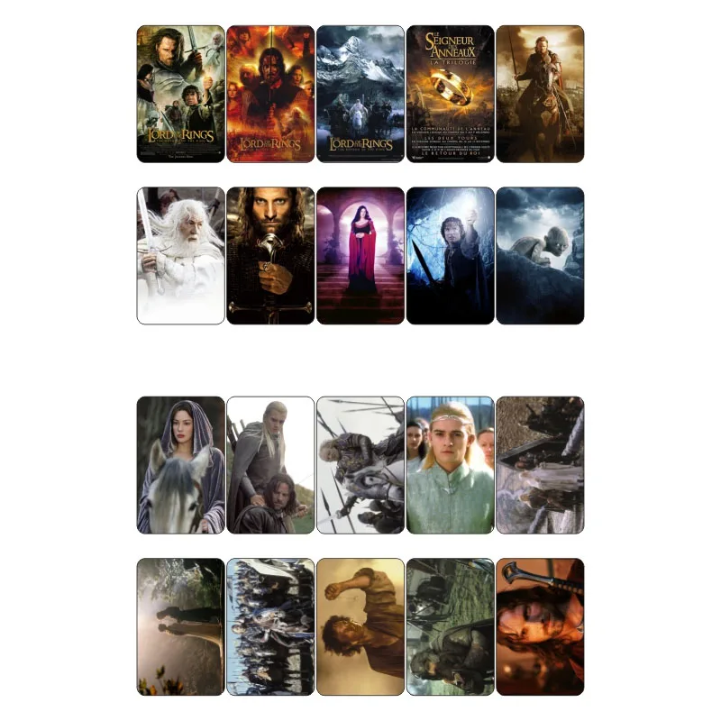 

1 PCS The Lord of the Rings 3 Movie Theme Poster DIY Waterproof Sticker Post It Decor Scrapbooking Planner Mohamm Sticker Flakes