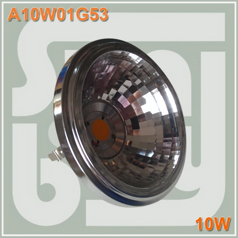 

LED AR111 with reflector 10W COB G53 with Transformer replace to 100W bulb high lumens high quality two years warranty