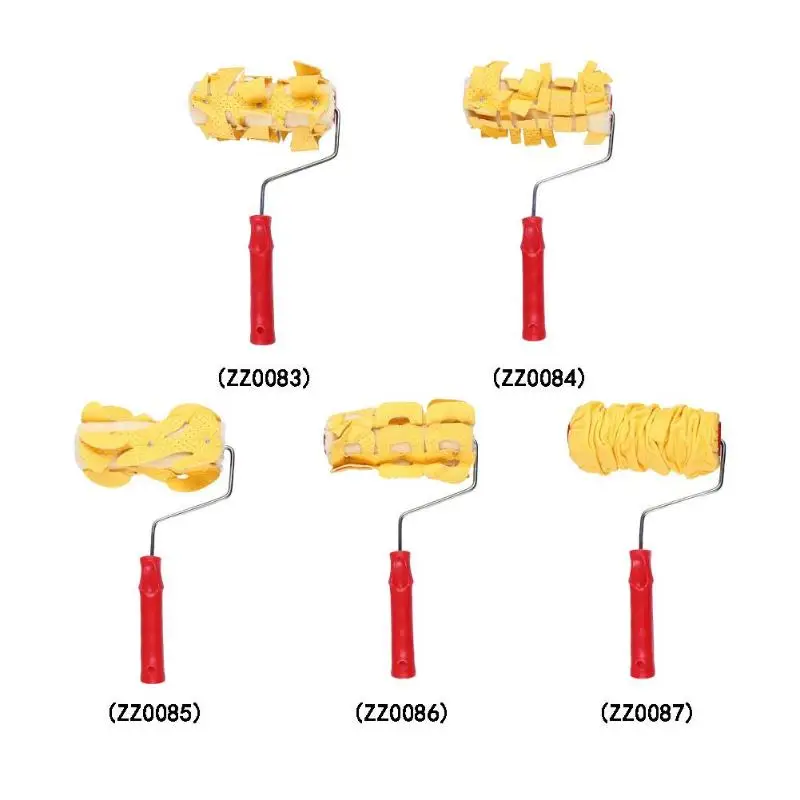 Малярный валик рисунок принт Сделай Сам резиновый валик украшение краска стены тиснение валик стены печать инструмент украшение дома