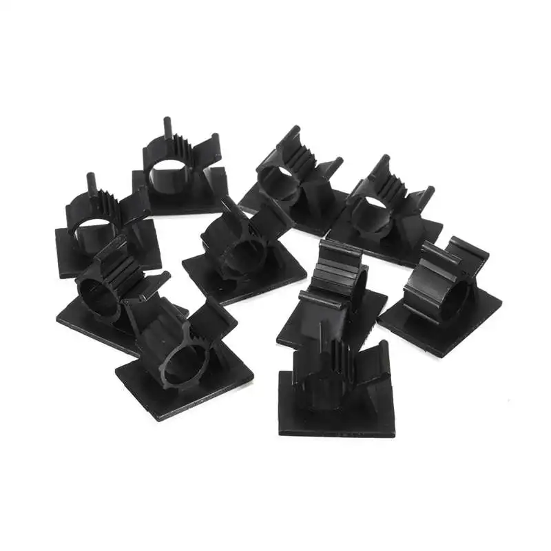 

100Pcs/Lot Cable Cord Adhesive Fasteners Clips Organizer Clamp Mounting Range Wireless Cable Clips Wire Holder