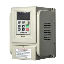 Переменный ток 220 В инвертор с переменной частотой кВт двигатель переменного тока VFD однофазный регулятор скорости один вход и выход универсальный инвертор